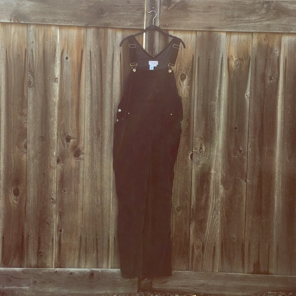 REAL Comfort Denim - Black Velvet Overalls